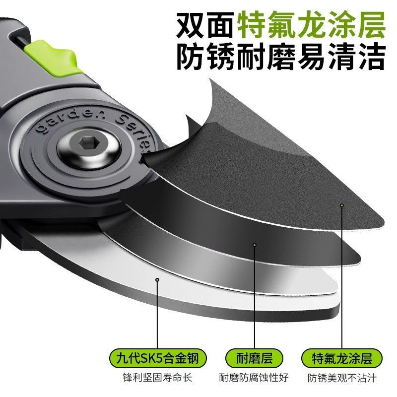 Deli Cắt Tỉa Nhánh Kéo Cắt Tỉa Cây Trái Cây Cắt Tỉa Chuyên Dụng Vườn Hoa Kéo Hoa Kéo Làm Vườn Kéo