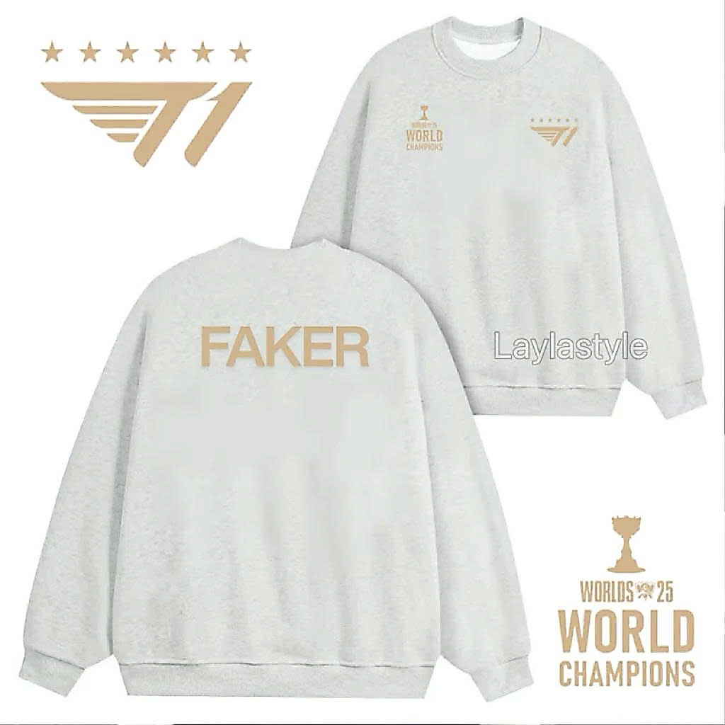 áo sweater t1 , áo skt t1 - áo sweater sk telecom faker zeus oner keria gumayusi