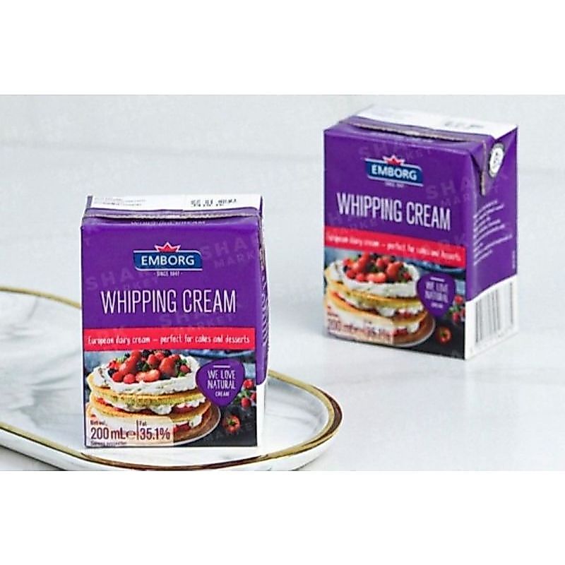 Whipping Cream Emborg Hộp 200ml