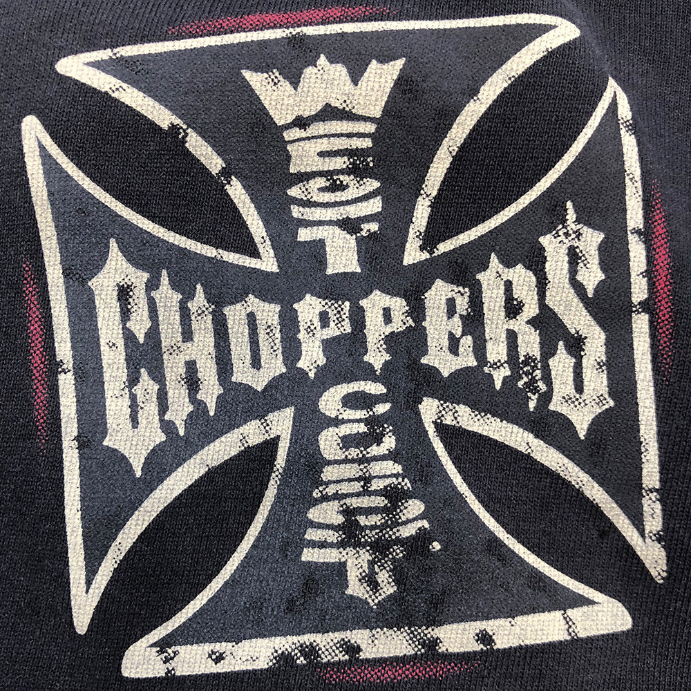 VDRP West Coast Choppers West Coast Street Retro Đau khổ Áo thun ngắn tay nam mùa hè