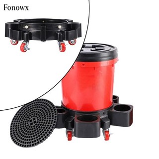 Chung Xô Trolly Xe Làm Sạch Hộp Đựng Cuộn Bánh Xoay Để Đế Rửa Xe Phân Cho Xe Rửa Hạm Đội