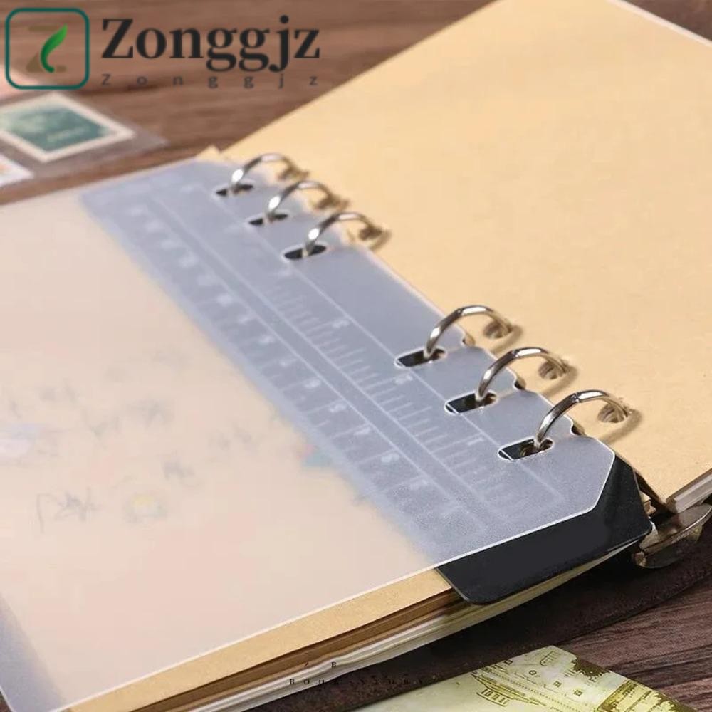 2 Chiếc Xoắn Ốc Binder Chia Trang Tách, A4 A5 A6 A7 DIY Loose-Leaf Notebook Refill Paper, Matte Tran