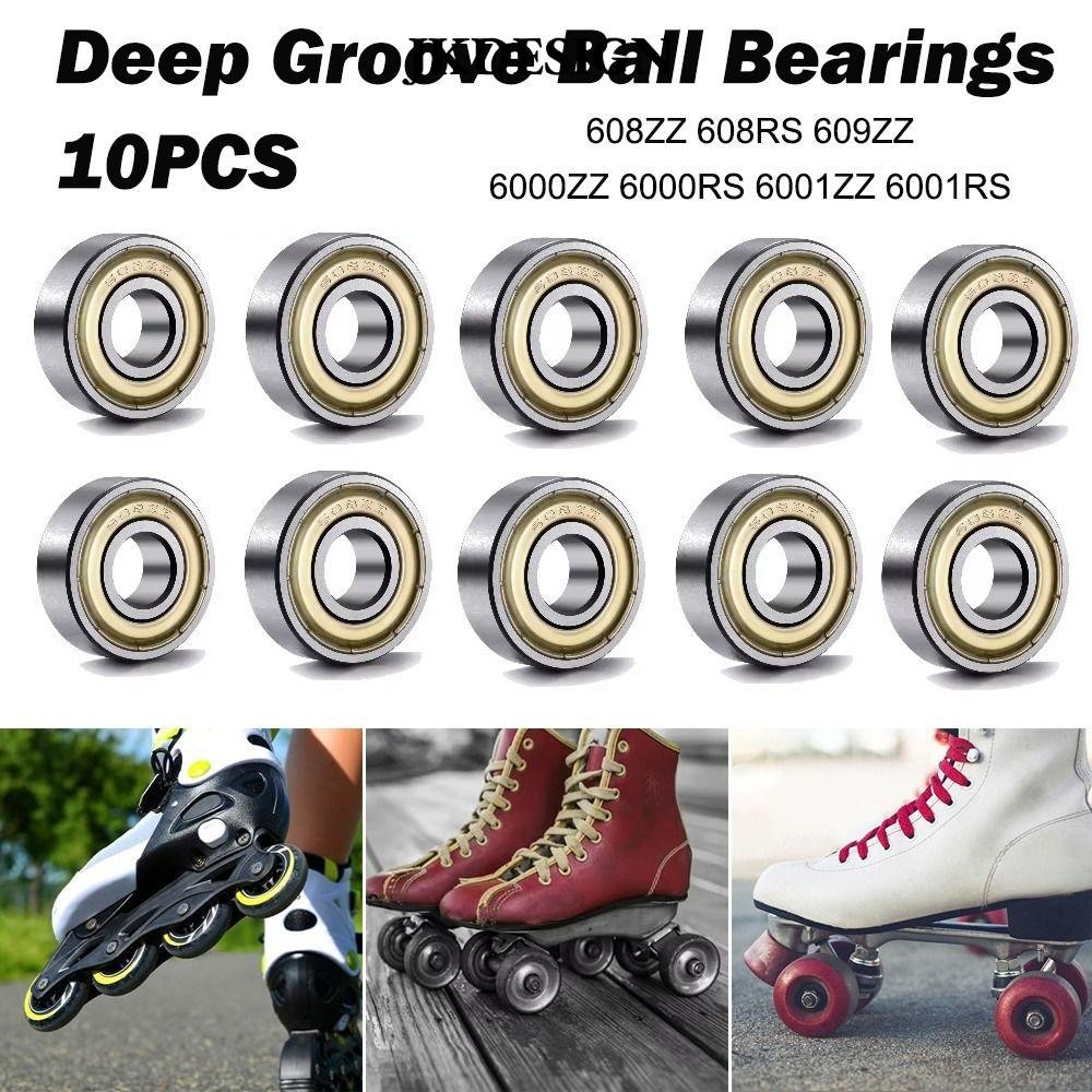 Vòng bi kim loại JKDESIGN, Vòng bi bảo vệ đôi 608ZZ 608RS, 6000ZZ 6000RS 609ZZ 6001ZZ 6001RS Vòng bi