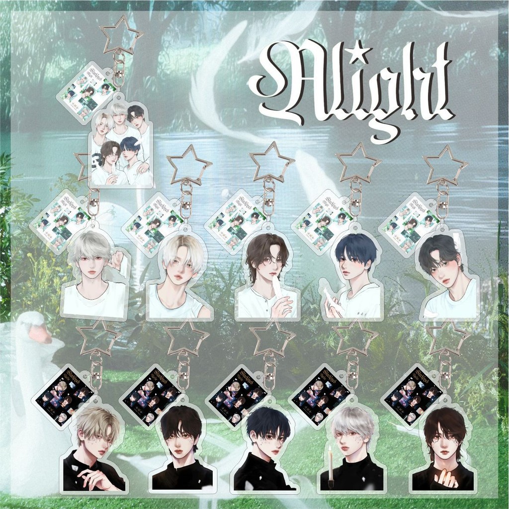 Móc khóa Acrylic KPOP TXT | Móc khóa Photocard K-pop | Hàng hóa KPOP dễ thương