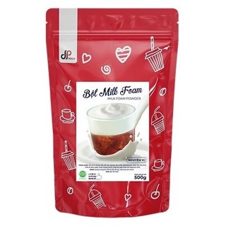  Bột MILK FOAM DP FOOD NGUYÊN VỊ   CÀ PHÊ MUỐI   SỮA DỪA   PHÔ MAI 500GR 