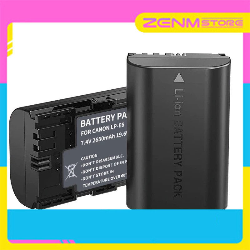 👍👍Pin LP-E6 cho Máy ảnh Canon 60D 70D 80D 90D 6D 6D Mark II 5D mark II 5D Mark III E6 Dung lượng cao