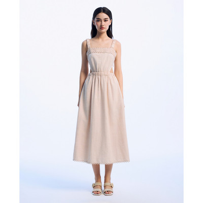 GIGI - Đầm hai dây midi cut out tinh tế_G2102D243131-06