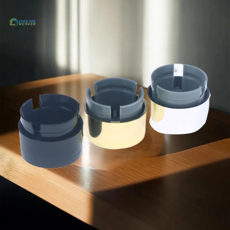 [Dream Weaver] 5 CÁI 7L6 601 173A 2ZZ Chrome Wheel Lug Bolt Nut Cap Cover Nhựa ABS với ba Chrome Fin