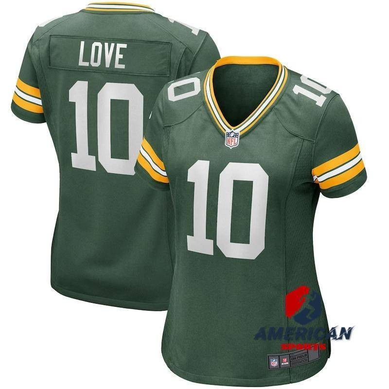 Áo bóng đá nữ Green Bay Packers Love Green Limited