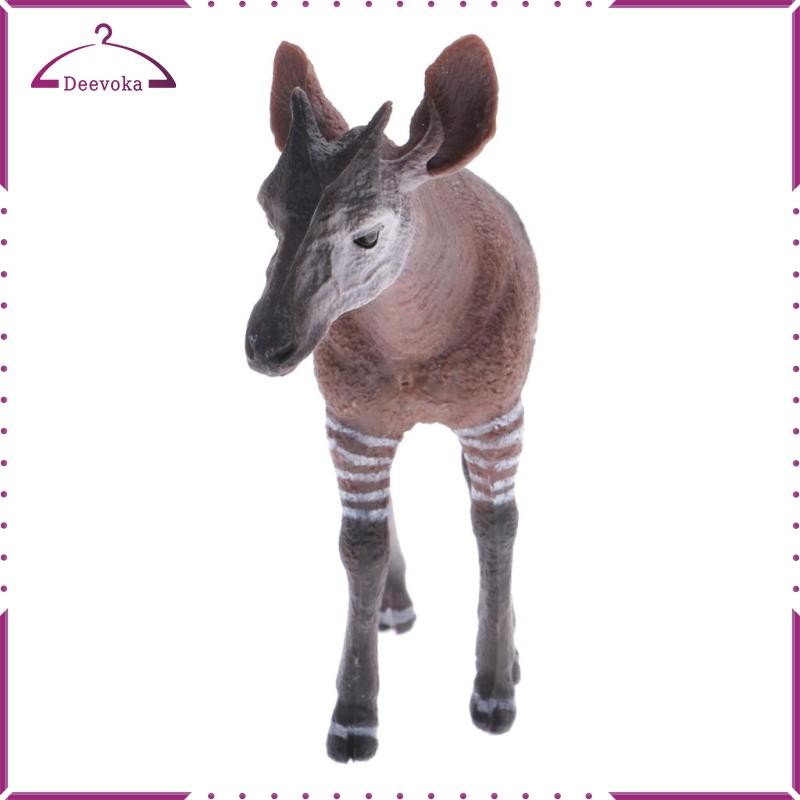 Thực tế Okapi Động vật hoang dã Mô hình mô hình nhân vật hành động Đồ chơi trẻ em Quà tặng