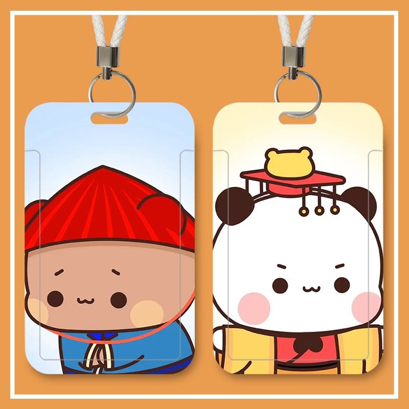 Đa Năng Bubu Dudu Cặp Đôi Trượt Thẻ Yier Bubu Thẻ Truy Cập Lưu Trữ Thẻ Trường Học ID Bảo Vệ Chống Tr