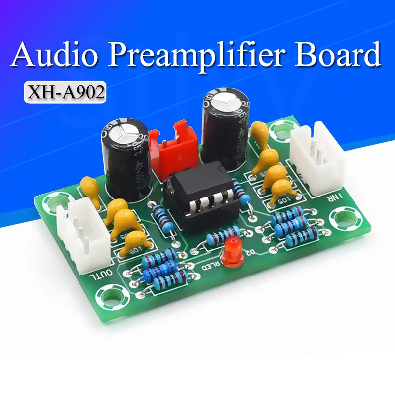 XH-A902 Âm Thanh Hoạt Động Preamplifier Board Module NE5532 Khuếch Đại Mặt Trước Bảng Âm Kỹ Thuật Số
