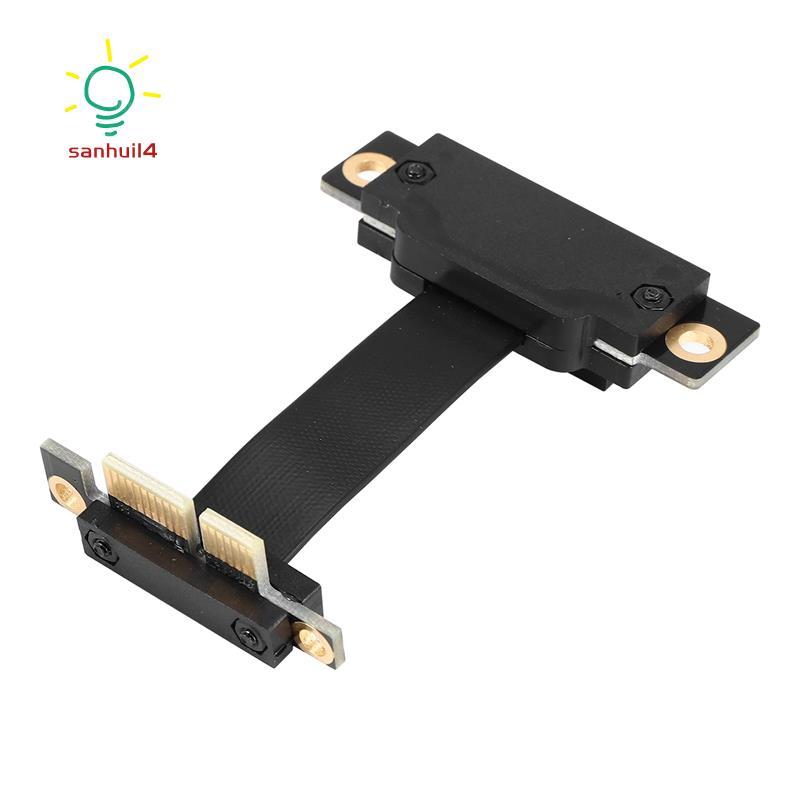 Cáp nâng PCIE X1 Dual 90 độ Góc phải PCIe 3.0 X1 sang X1 Cáp nối dài 8Gbps PCI Express 1X Riser Card