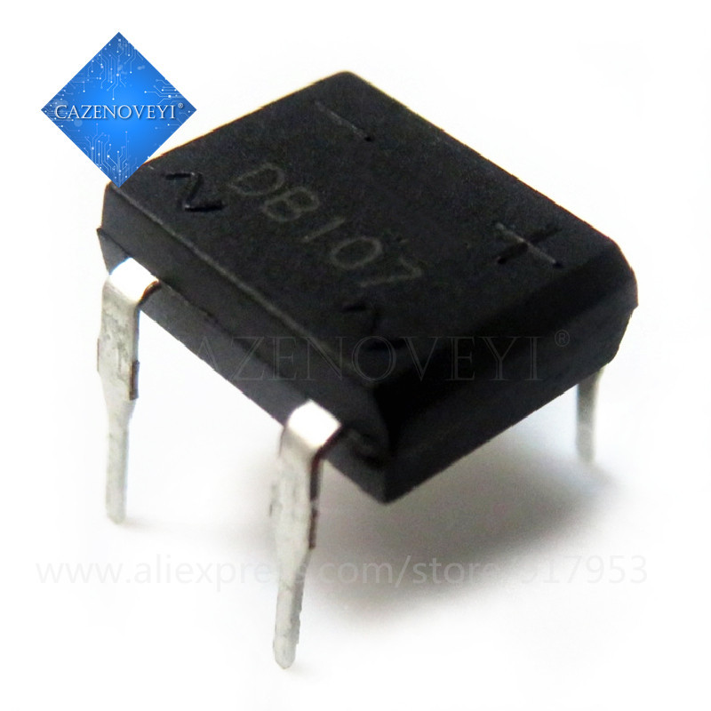 Bộ chỉnh lưu cầu DB107S DB107G DB107 DIP-4 20 mảnh 1A 1000V chip gốc mới