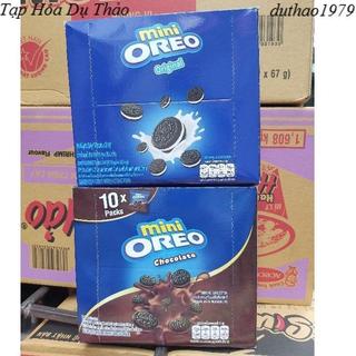 Bánh quy oreo mini chocolate/ vani hộp 204g