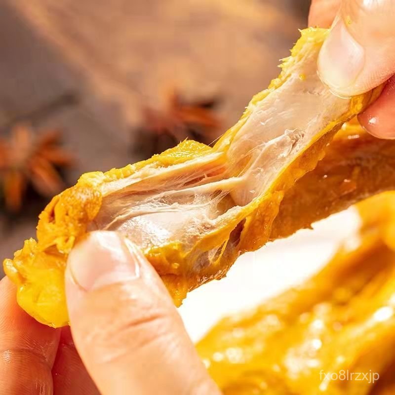 Đùi gà ủ muối vàng ruộm Jiyang đặc sản Tĩnh Giang đùi tỏi lớn hút chân không đồ ăn vặt thơm ngon din