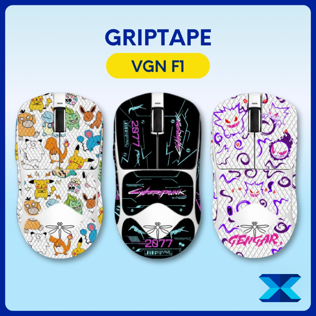 Miếng Dán Grip Tape Chống Trượt Chuột VGN Dragonfly F1 Moba Pro Max - Griptape VGN F1