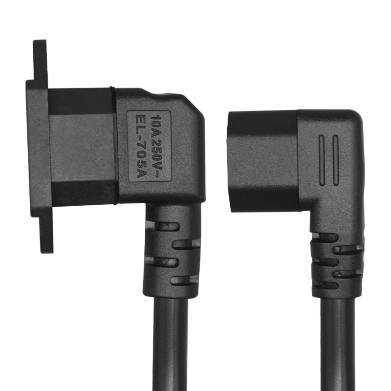 Dây nối dài Yoo IEC320 C14 đến C13 C14 có lỗ vít C13 Nữ đến C14 Nam