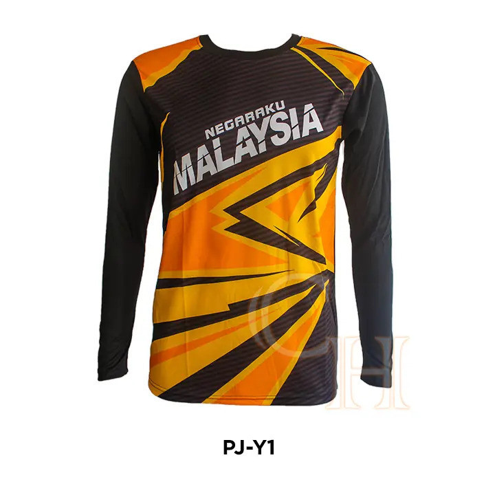 (Giá sỉ) Áo thun nam khô nhanh, dài tay, Malaysia (BAJU JERSEY LELAKI LENGAN PANJANG MALAYSIA)