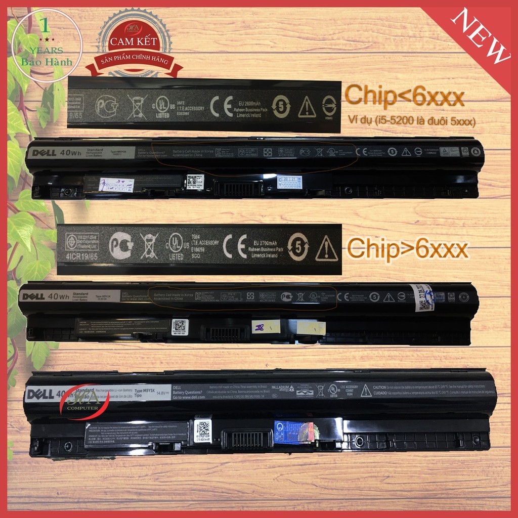 Pin Thay Thế Laptop M5Y1K