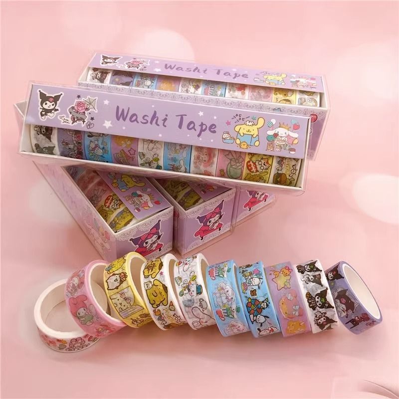 Băng Sanrio Kuromi Băng Sổ Tay Giai Điệu Băng Mochi Nhỏ Và Sổ Tay Giấy Băng Sổ Tay Hộp Quà Tặng