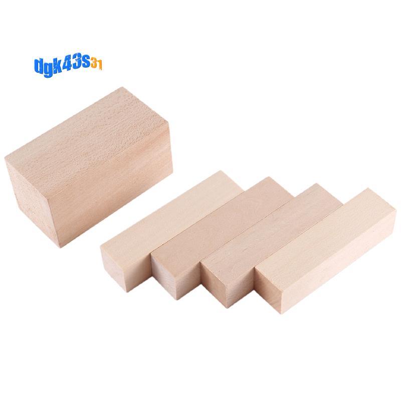 5 Chiếc Khắc Khối Gỗ Whittling Khối Gỗ Basswood Khắc Khối Chưa Hoàn Thành Bộ Để Khắc Người Mới Bắt Đ