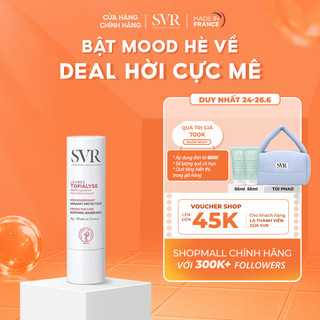 Son dưỡng cấp ẩm cho môi khô nứt nẻ SVR Topialyse Levres 4g