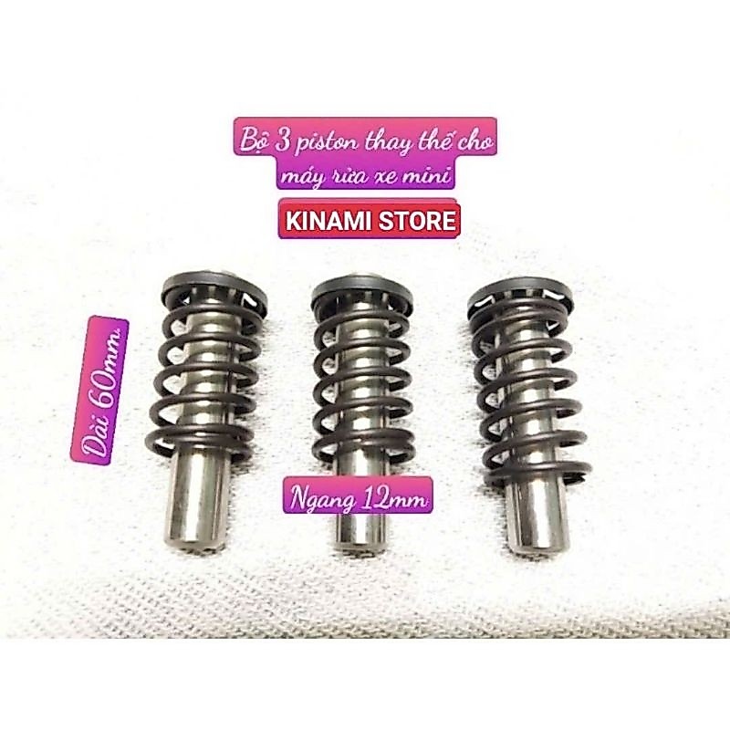 Bộ piston +lò xo thay thế cho máy rửa xe mini .