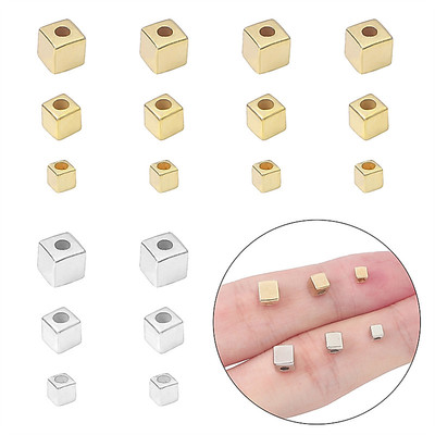 Beadia Túi 100-300 Hạt Nhựa Vuông Góc Vuông 3-5mm Làm Trang Sức Thủ Công