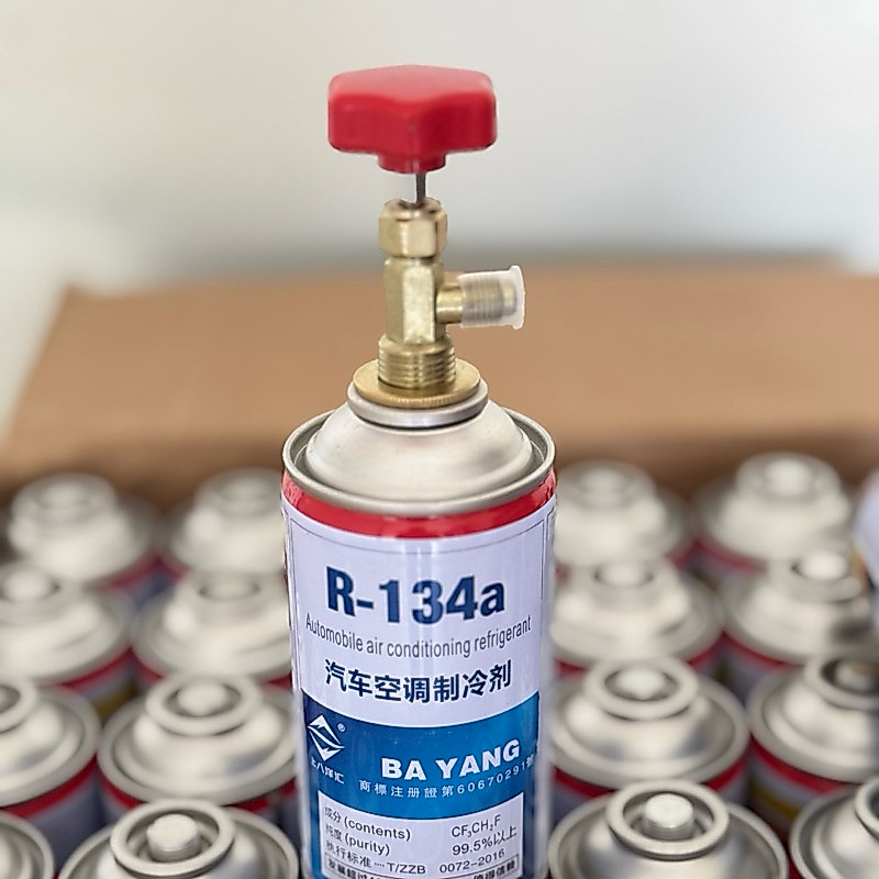 Chất lỏng điều hòa R134a có van mở R134a 200 Gram Authentic