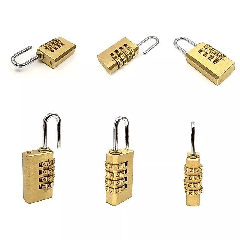Ổ Khoá Số Đồng 3 Số / 4 Số – Đổi Mã Được – Có Bảo Hành