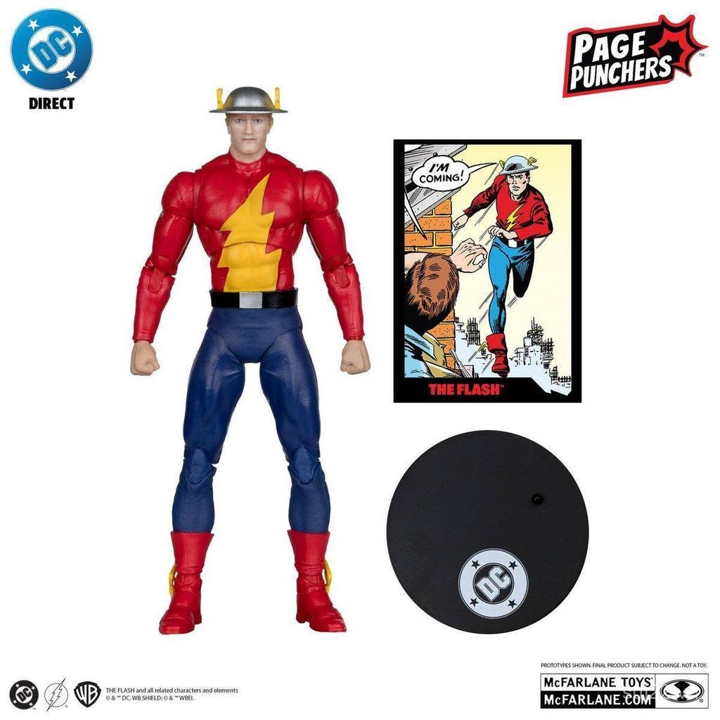 Phong Cách Mới 23cm Flash Jay Garrik Hình Nhân Vật Hành Động Đồ Chơi Wonder Woman Batman McFarland O