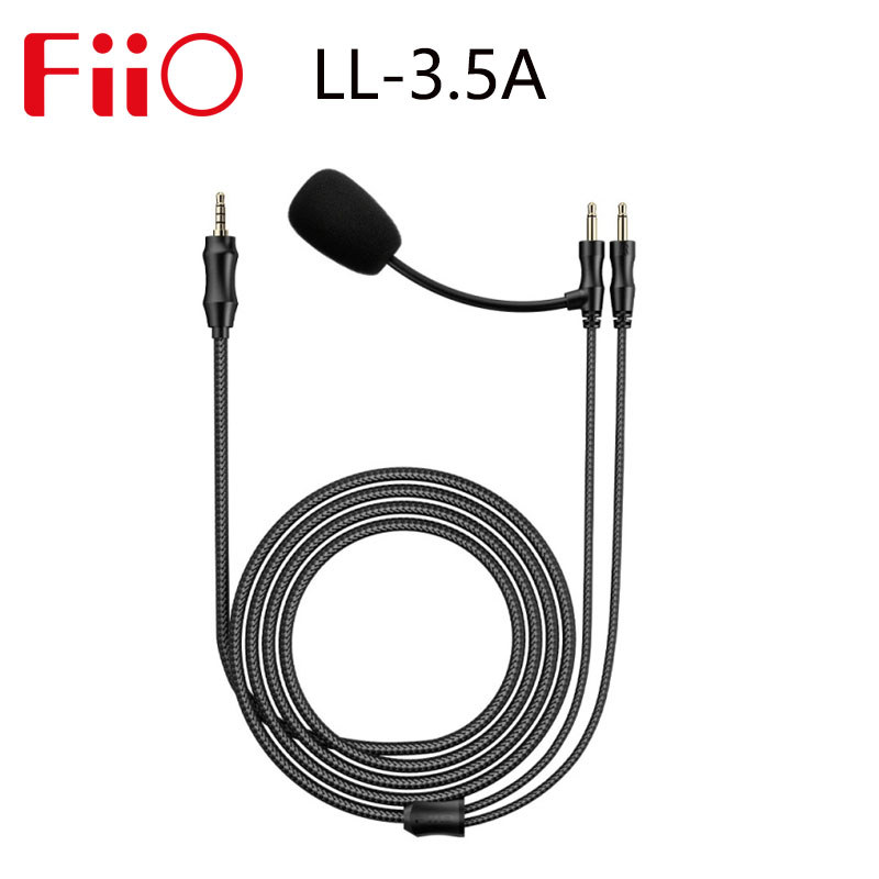 Cáp nâng cấp tai nghe FiIO LL-3.5A Cáp dẫn điện bằng đồng mạ bạc có Mic cho Fiio Ft1 / ft1pro / jt7