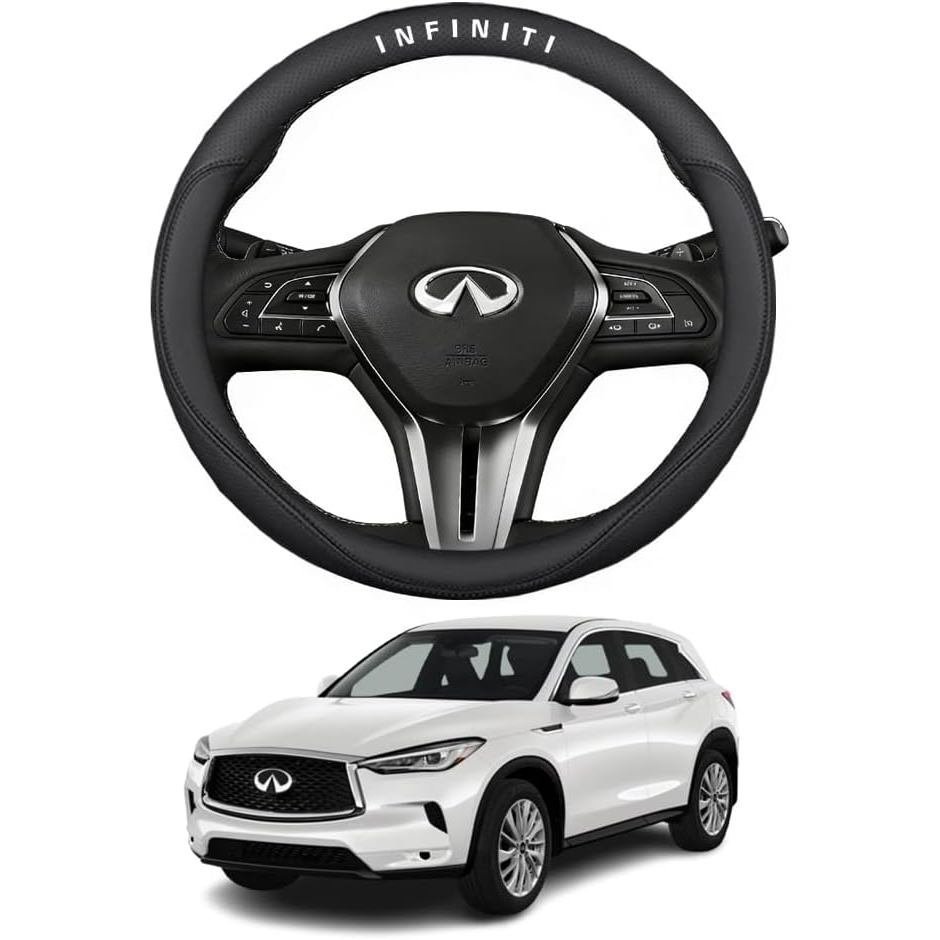 Phụ kiện nội thất tùy chỉnh cho Infiniti Q50 2014-2024 QX50 / QX55 2019-2025 QX60 Vỏ vô lăng thể tha