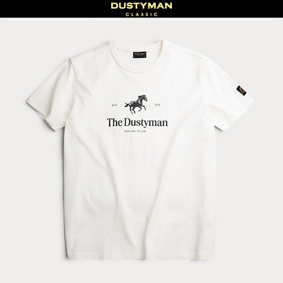 Áo Thun Nam Clubhouse Dustyman Cổ Điển, Vải Cotton Cao Cấp, Co Giãn, Thoáng Mát, Form Regular Fit