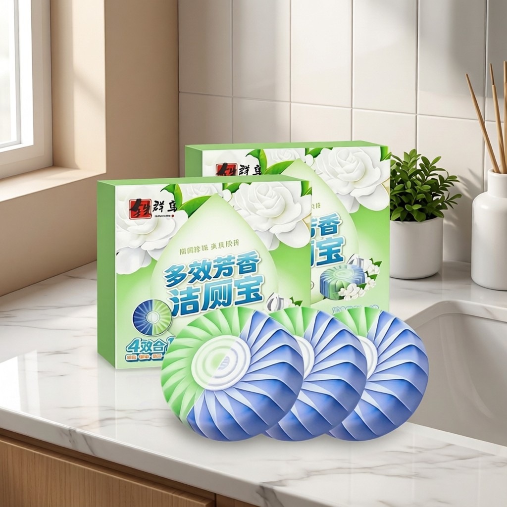 Shuxue Multi-Effect Aromatic Toilet Cleaner Sapphire Blue Bubble Toilet Cleaner Khử mùi Descaler Fra