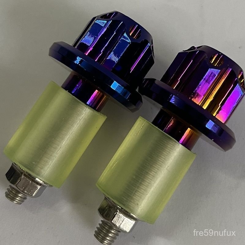 Gù tay lái màu titan titan chống rung xe máy điện Ninebot Pega cục cân bằng ghi đông độ đẹp