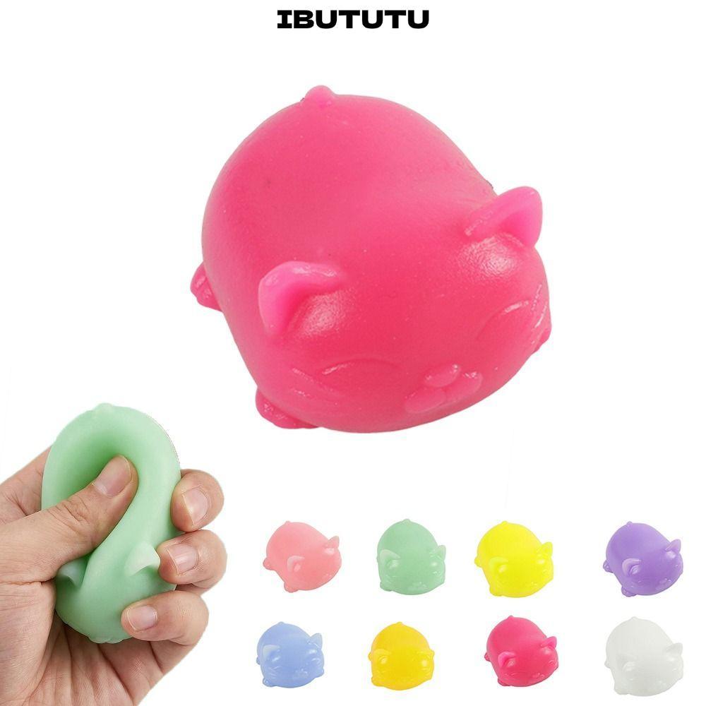 Đồ chơi Squeezy cho mèo IBUTUTU, Quả bóng căng thẳng cho mèo Squishy, Quà tặng Đồ chơi Squishy mèo s
