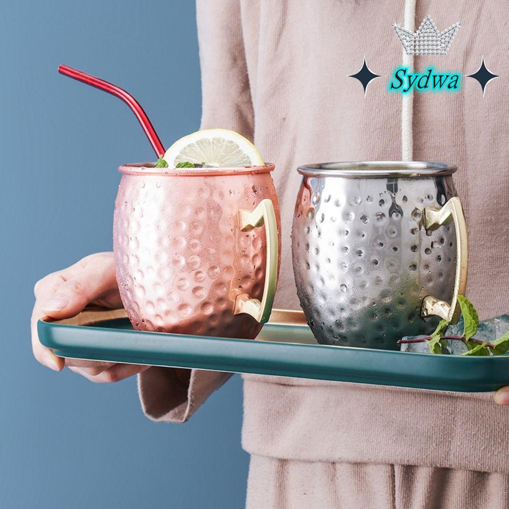 Cốc điểm búa SYDWA, Cốc cốc Mule Moscow 500ml, có tay cầm đinh tán chắc chắn Búa dày mịn Moscow Mule