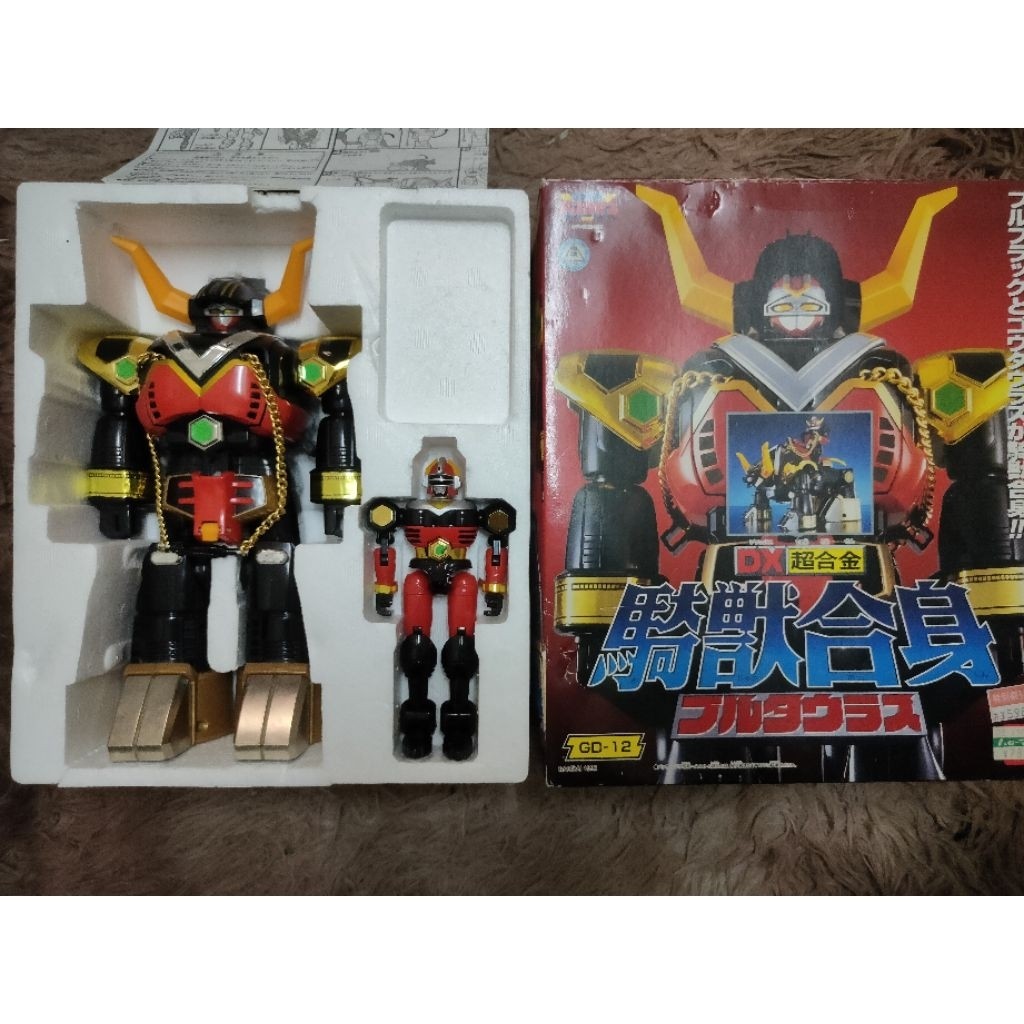 DX Bull Taurus - Gingaman đồ chơi robot siêu nhân Power Ranger Lost Galaxy thiếu kím đủ box