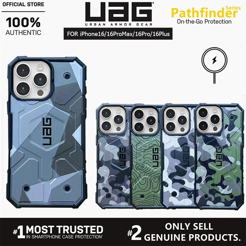 UAG Pathfinder có vỏ từ tính iPhone16 iPhone16Plus iPhone16 6.1inch cho iPhone16promax 16 + Vỏ điện 