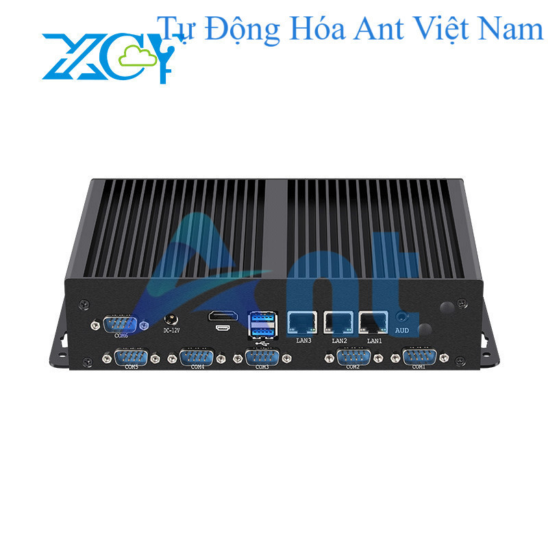 XCY IOT i7-1165G7 Intel PC mini i5-1135G7 6x Com RS232 RS485 3x Lan khe cắm Sim 4G 5G Wifi Win10/11 