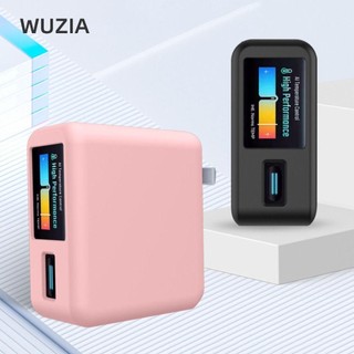 WUZIA Silicone, Bảo Vệ Chống Sốc Màu Trơn, Di Động Chất Lượng Cao Mềm Chống Bụi Mang Theo Cho CUKTECH 10 Ultra GaN Sạc 120W Du Lịch