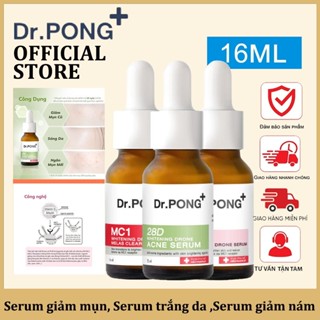  Serum hỗ trợ dưỡng trắng da giảm mụn ngừa thâm mụn - Dr.PONG 28D Whitening Drone 16ml 