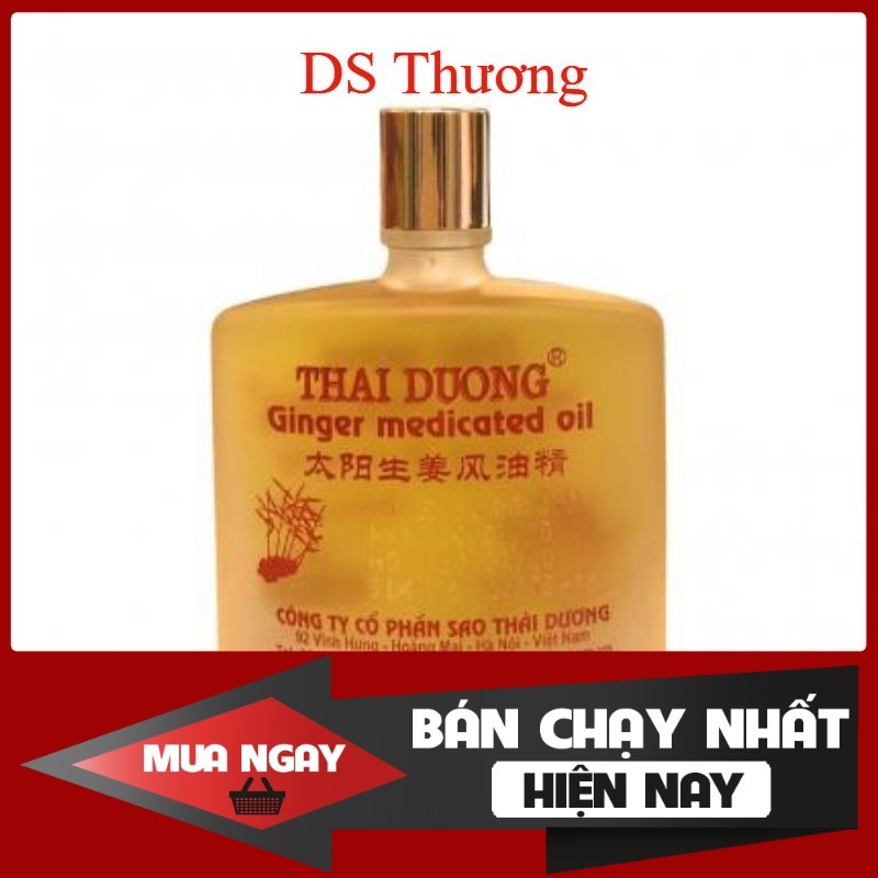 Dầu gừng Thái Dương chai lớn 24ml