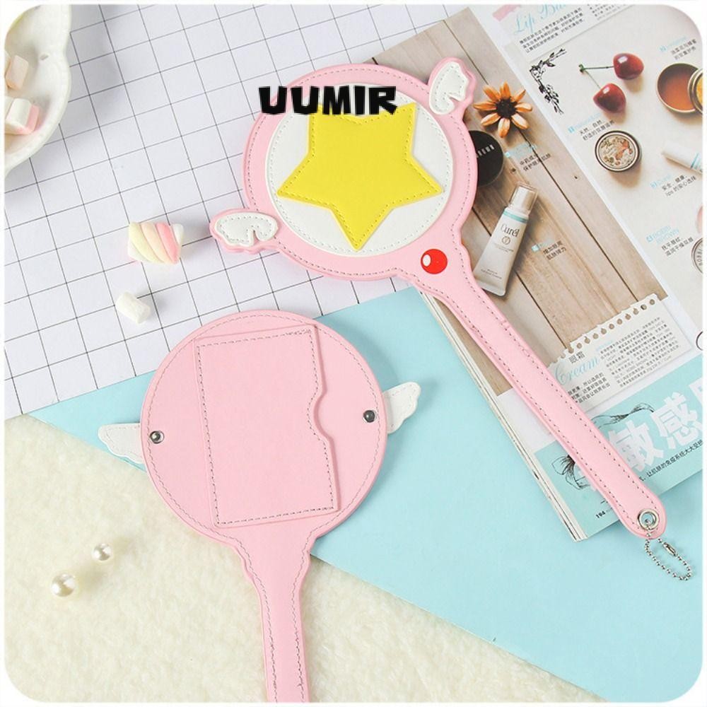 Vỏ thẻ UUMIR, Da PU có cánh Túi đựng thẻ cây đũa phép hình ngôi sao, Cosplay Anime Thẻ dễ thương Xe buýt Thẻ tàu điện ngầm