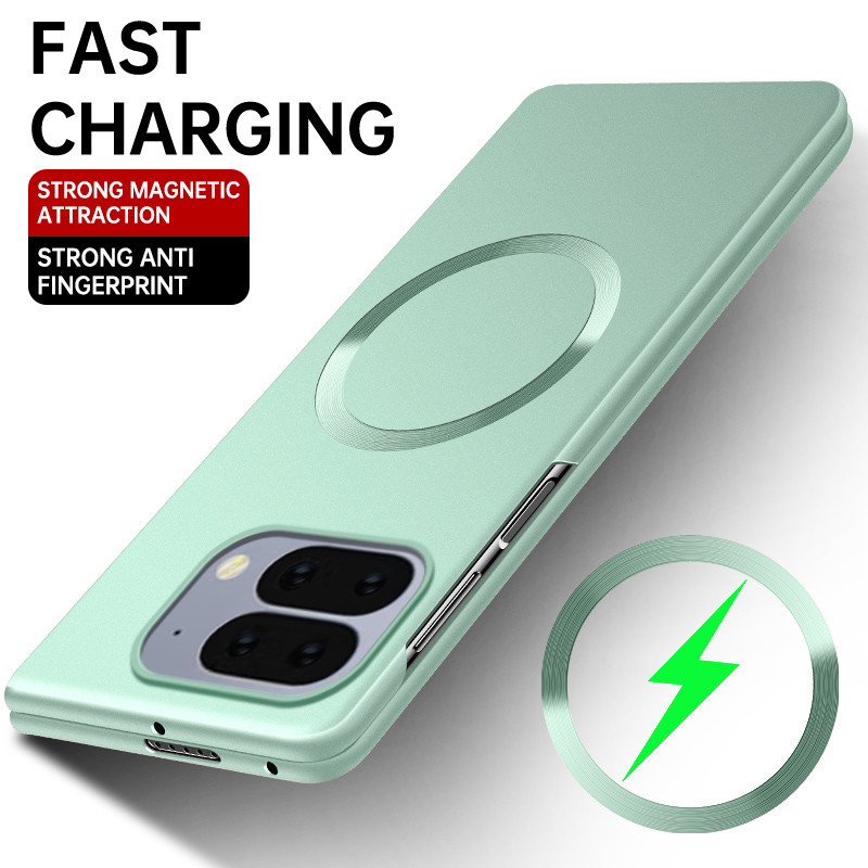 Dành cho Google Pixel 10 Pro Fold Ultra Thin Matte Metal Paint Case cho Pixel 9 Pro Fold Vỏ PC sạc k