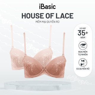   Combo 2 Áo ngực ren demi mút vừa iBasic VA086 