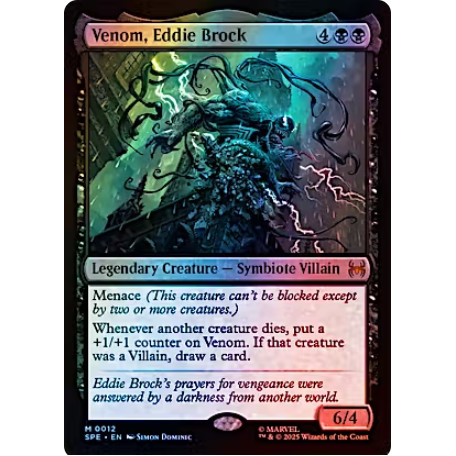Magic the Gathering - Marvel's Spider-Man Eternal - Venom, Eddie Brock FOIL