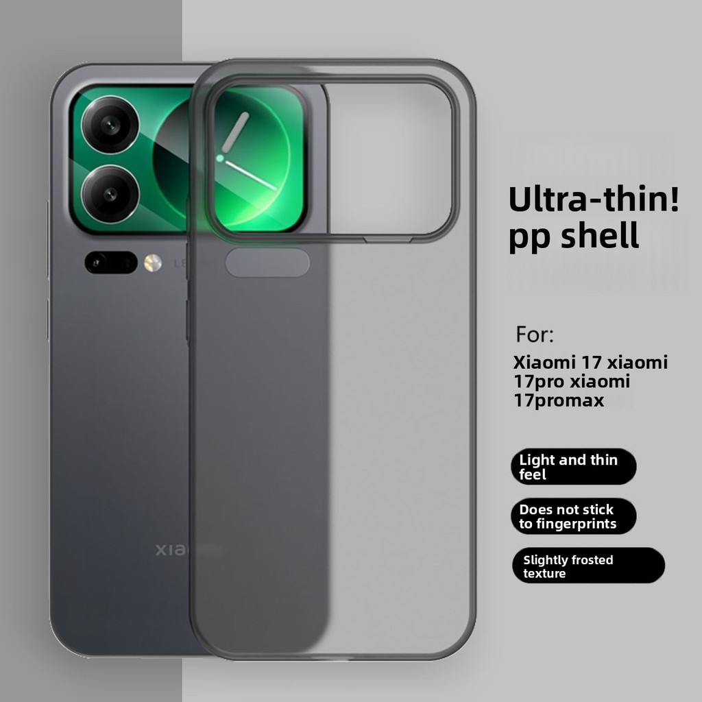 Dành Cho Xiaomi17 Pro Max MI 17 Pro Ốp Lưng Đơn Giản Mờ Trong Suốt PP TPU Thân Thiện Với Da Chống Rơ